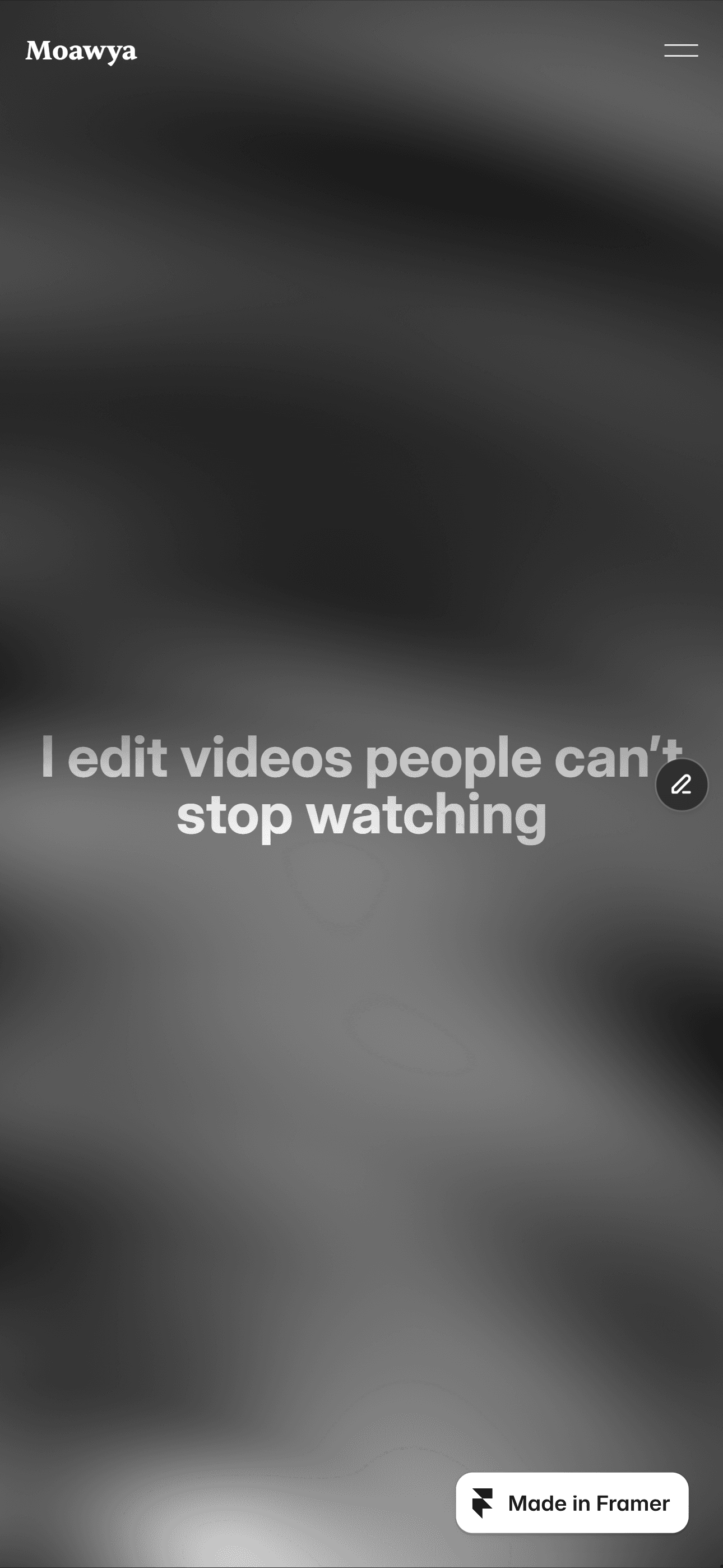 Mobile preview of the Moawya | Video Editor project